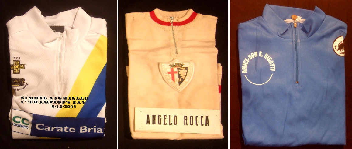 maglie donate al Santuario della Madonna del Ghisallo